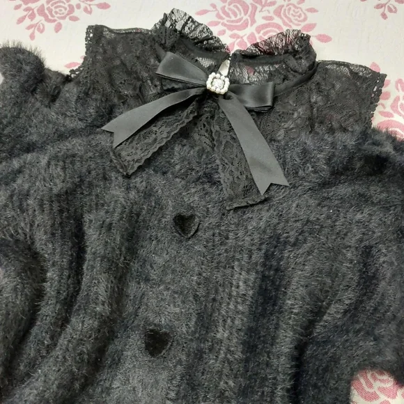 Layered Off-shoulder Knit - Picture 2 of 2